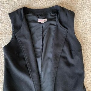 Long Black Vest